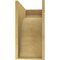 Ekena Millwork 11"W x 22"D x 22"H Classic Legacy Rough Cedar Woodgrain TimberThane Corbel, Primed Tan CORUR11X22X22LGYRCPR - alternate 5
